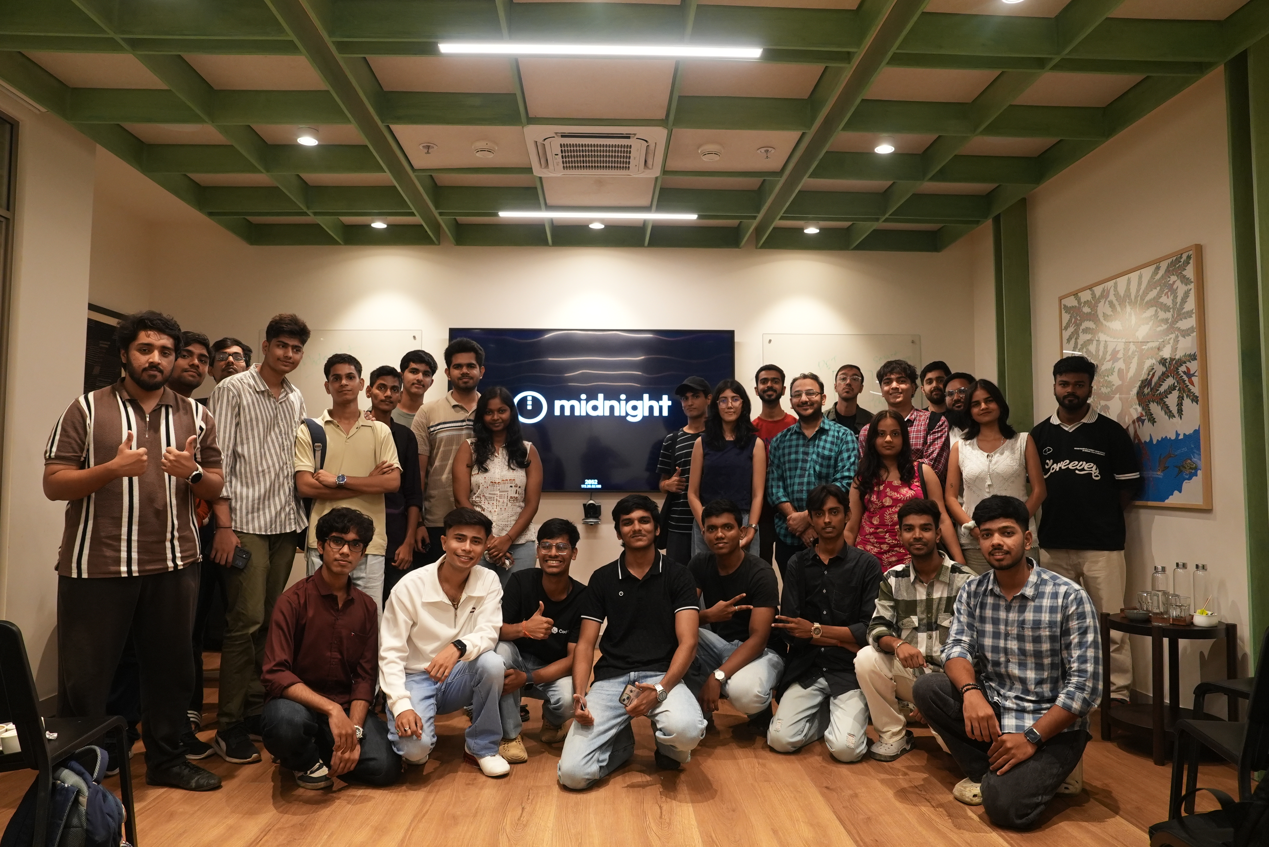 Developers competing at a Mumbai hackathon